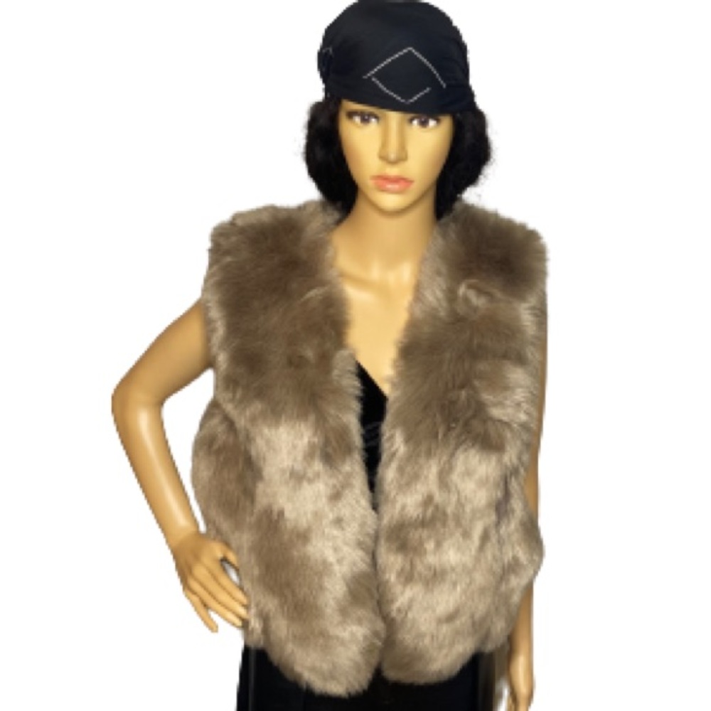 Evelyn K Faux Fur Vest